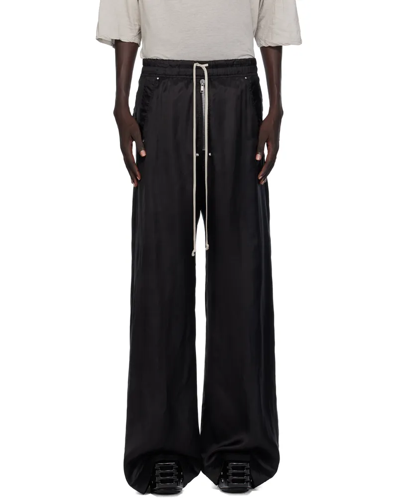 Rick Owens Black Concordians Wide Bela Trousers 09