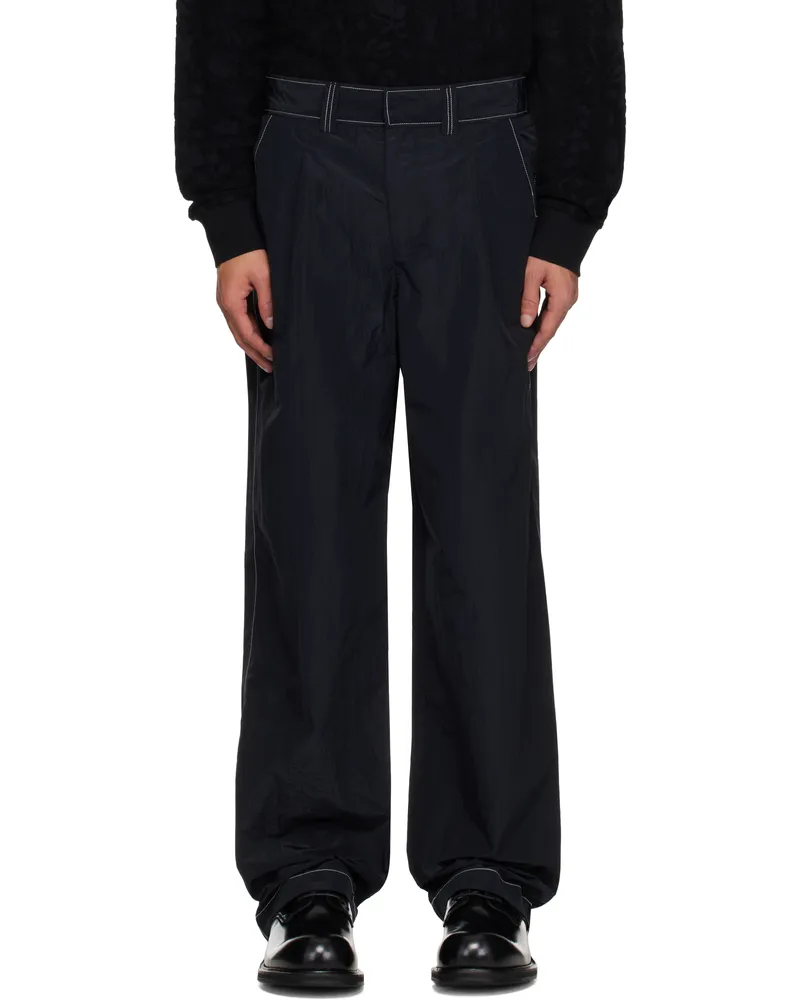 Soulland Black Aidan Trousers Black