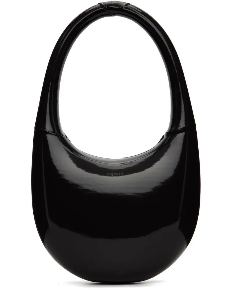COPERNI Black Liquid Print Swipe Bag Black