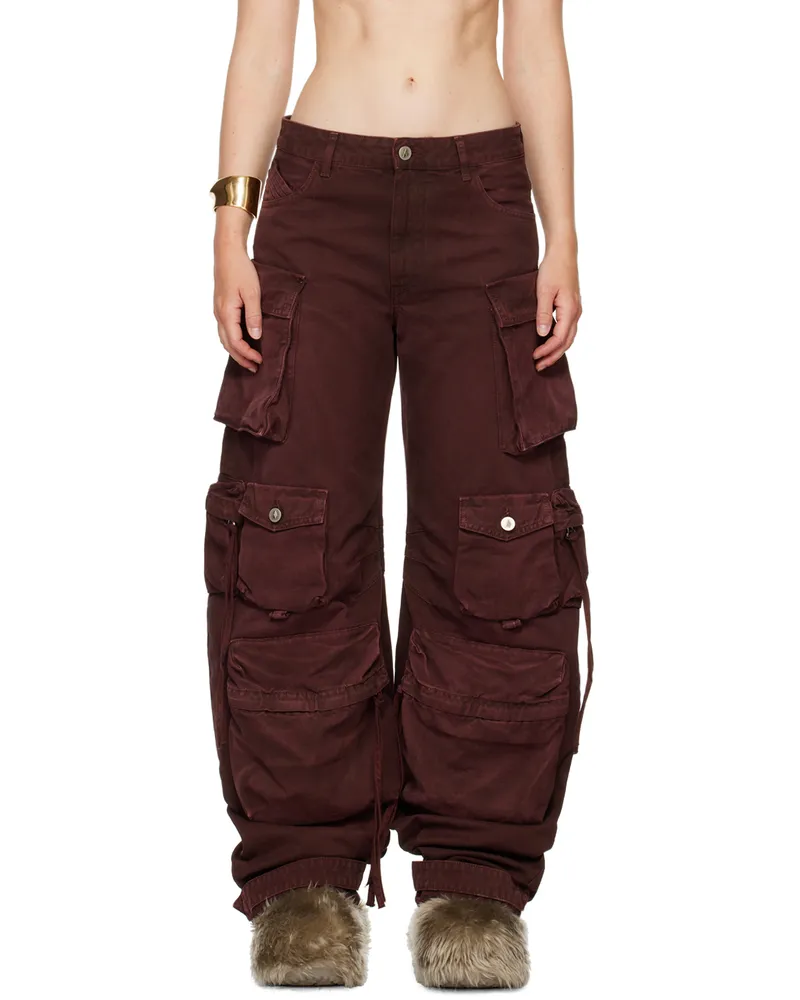 ATTICO Red Fern Cargo Pants 729