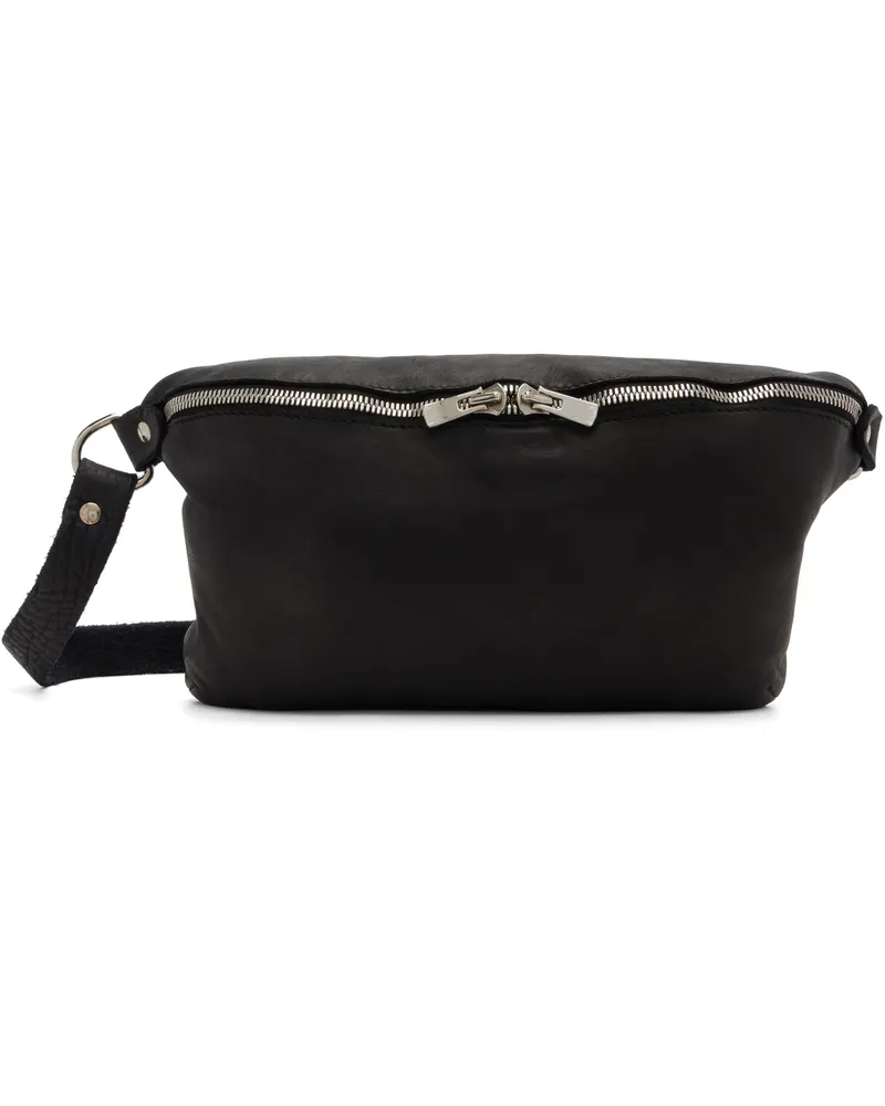 GUIDI Black Soft Horse BV07 Pouch Blkt