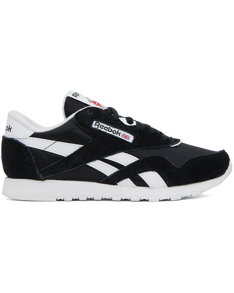 Reebok Black Classic Nylon Sneakers Cblack