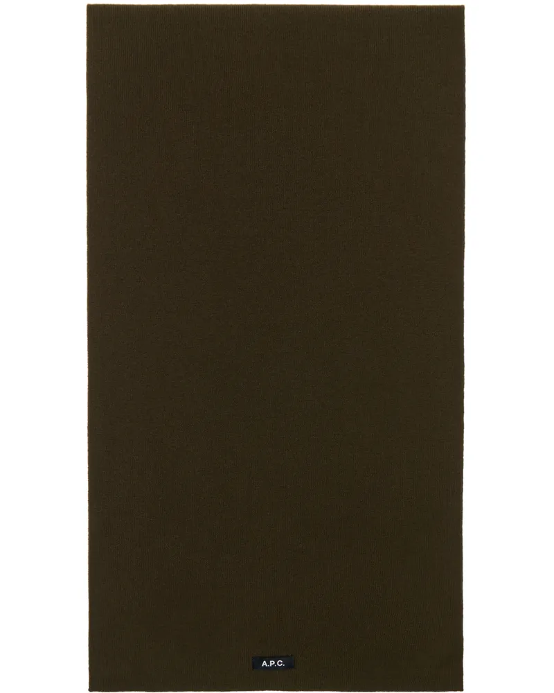 A.P.C. Khaki Bob Scarf Jaa