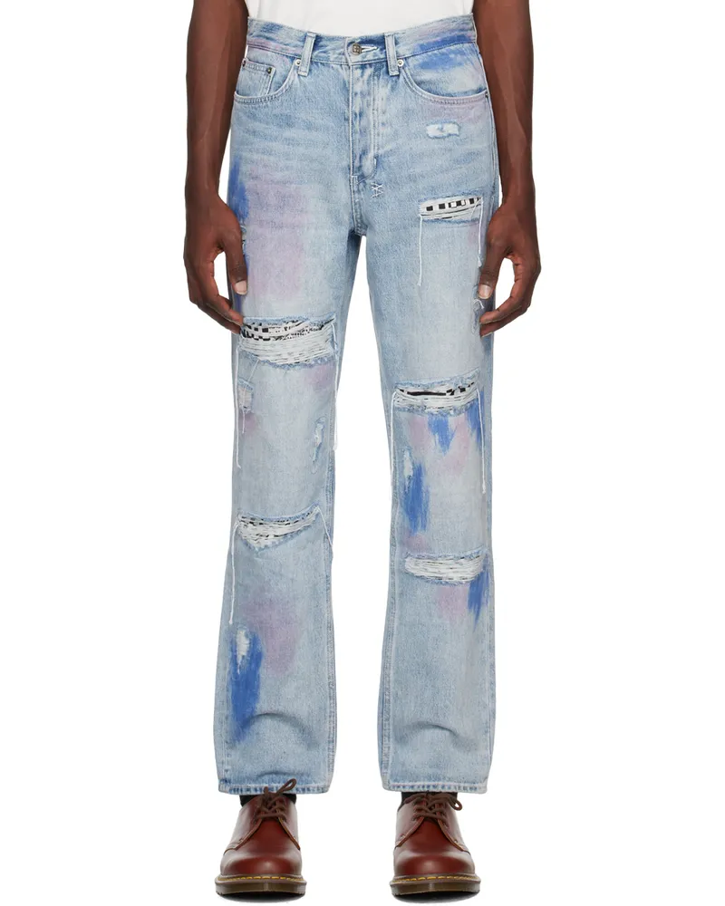 ksubi Blue Anti K Streets Kolor Jeans Denim