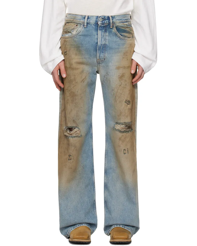 Acne Studios Blue Loose Fit 2021M Jeans 863