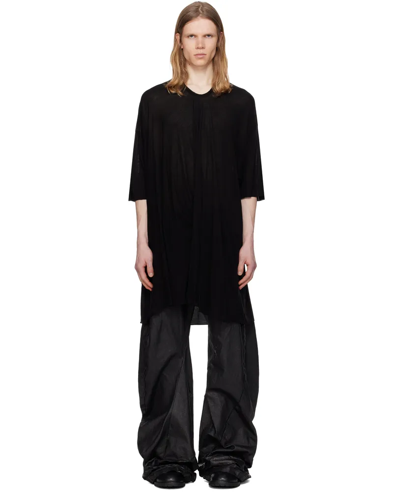 Julius Black Anima Drape T-shirt Black