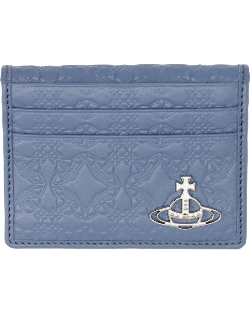 Vivienne Westwood Blue Man. Card Holder Ss25-k404