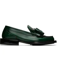 Eytys Green Rio Loafers Fringe