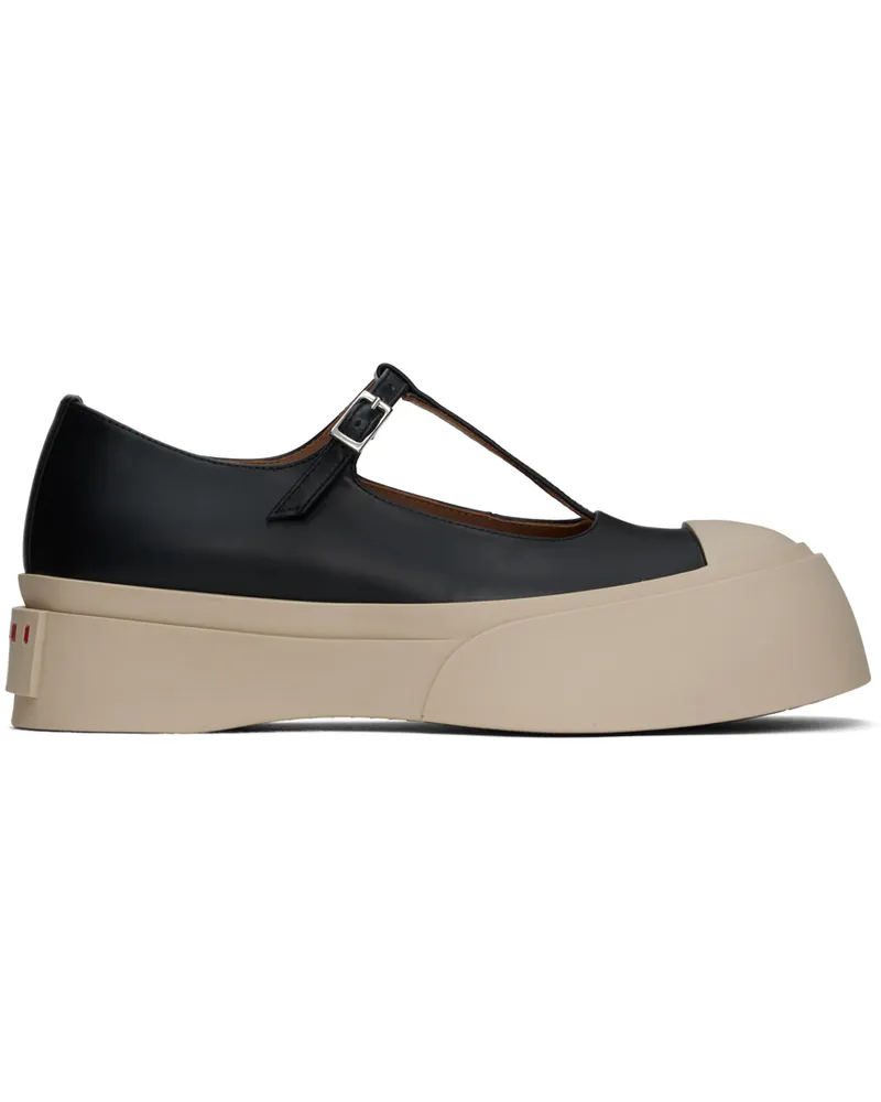 Marni Black Pablo Mary Jane Ballerina Flats 00n99