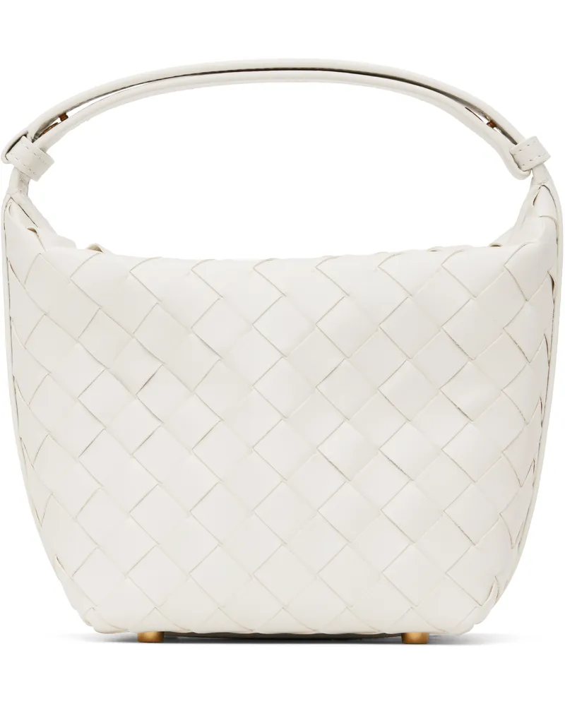 Bottega Veneta White Micro Wallace Bag 9009