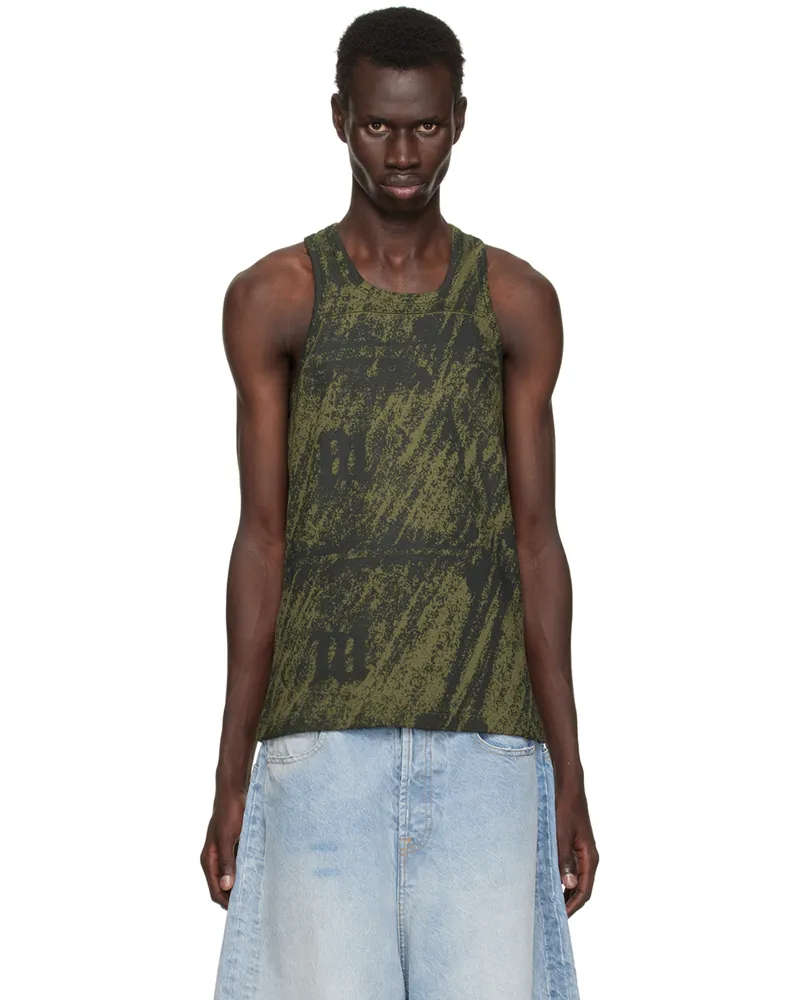 MISBHV Khaki Trapezoid Tank Top