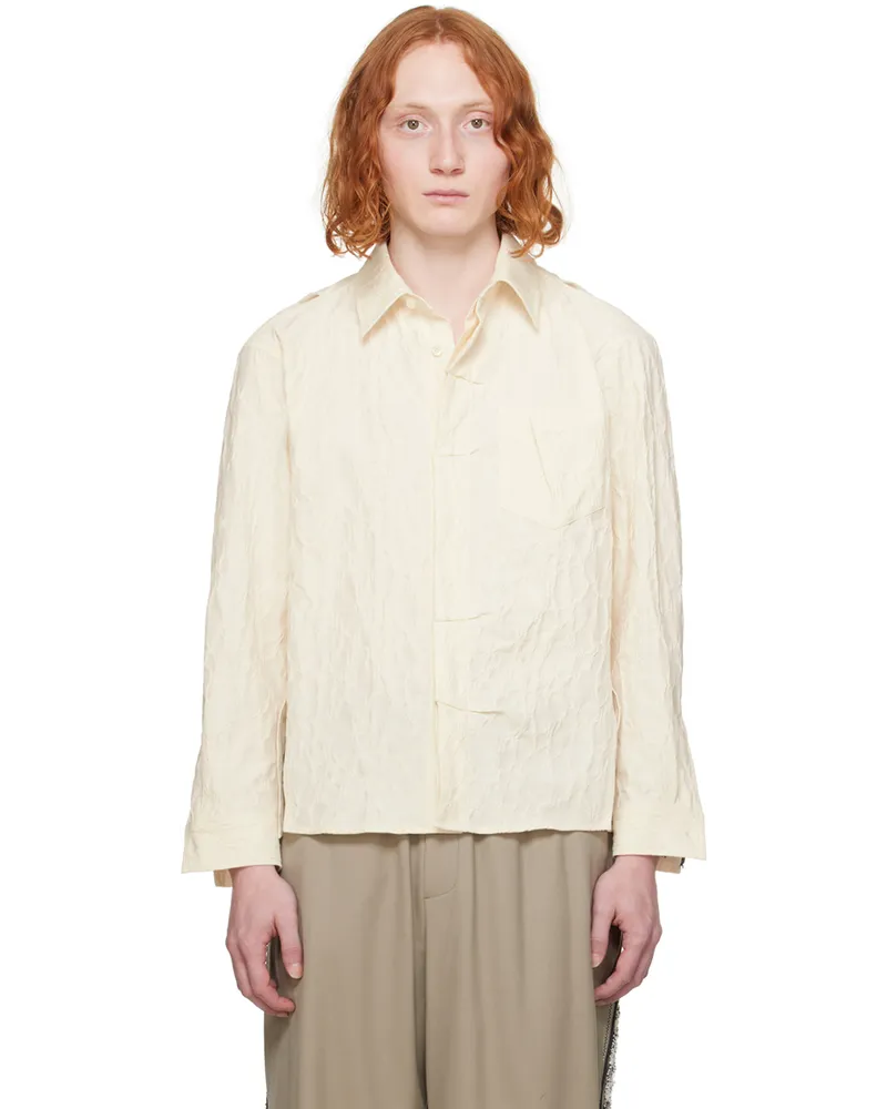 Adererror Off-White Edis Shirt Ivory