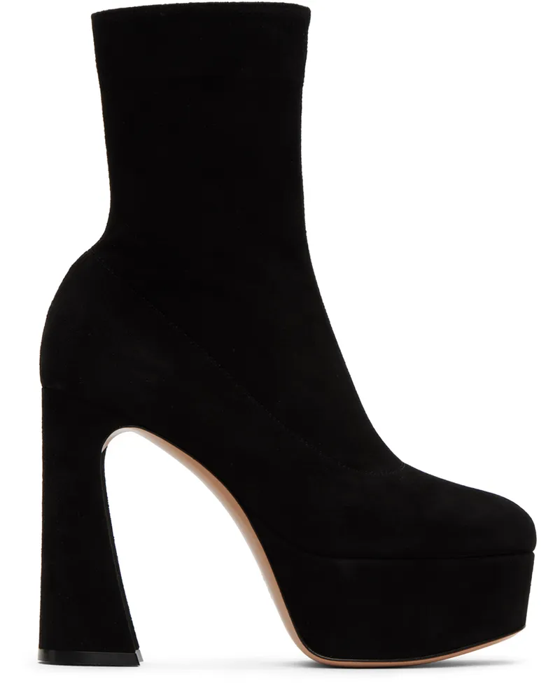 Gianvito Rossi Black Holly Boots Black