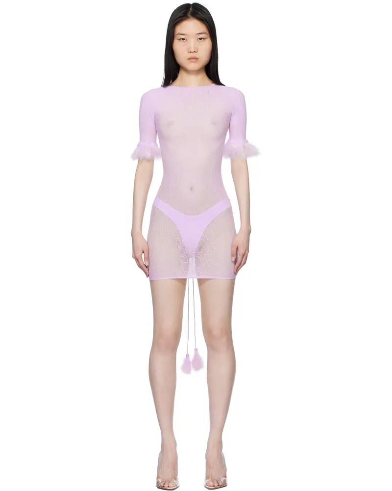 Poster Girl Purple Vanderpool Minidress Lilac