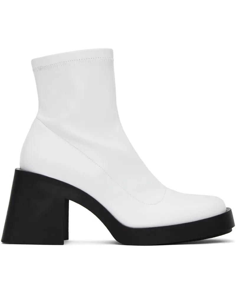 Justine Clenquet White Lucy Boots White