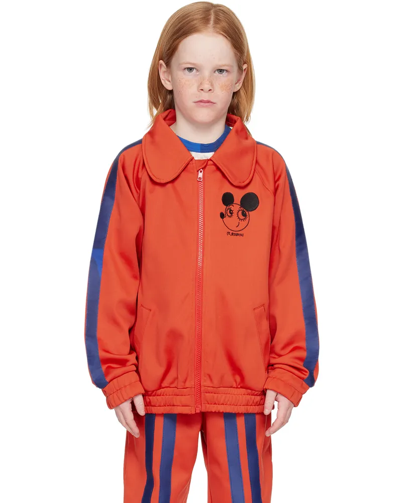 Mini Rodini Kids Red Ritzratz Track Jacket Red