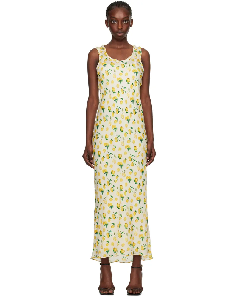 SPORTMAX Off-White Tonale Midi Dress 1