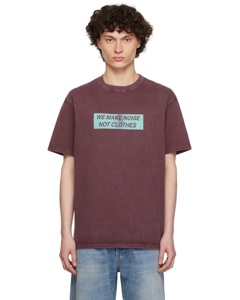 Undercover Burgundy UC1D9810-2 T-shirt Bordeaux