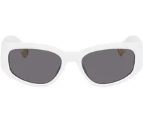 White 'Les Lunettes Gala' Sunglasses