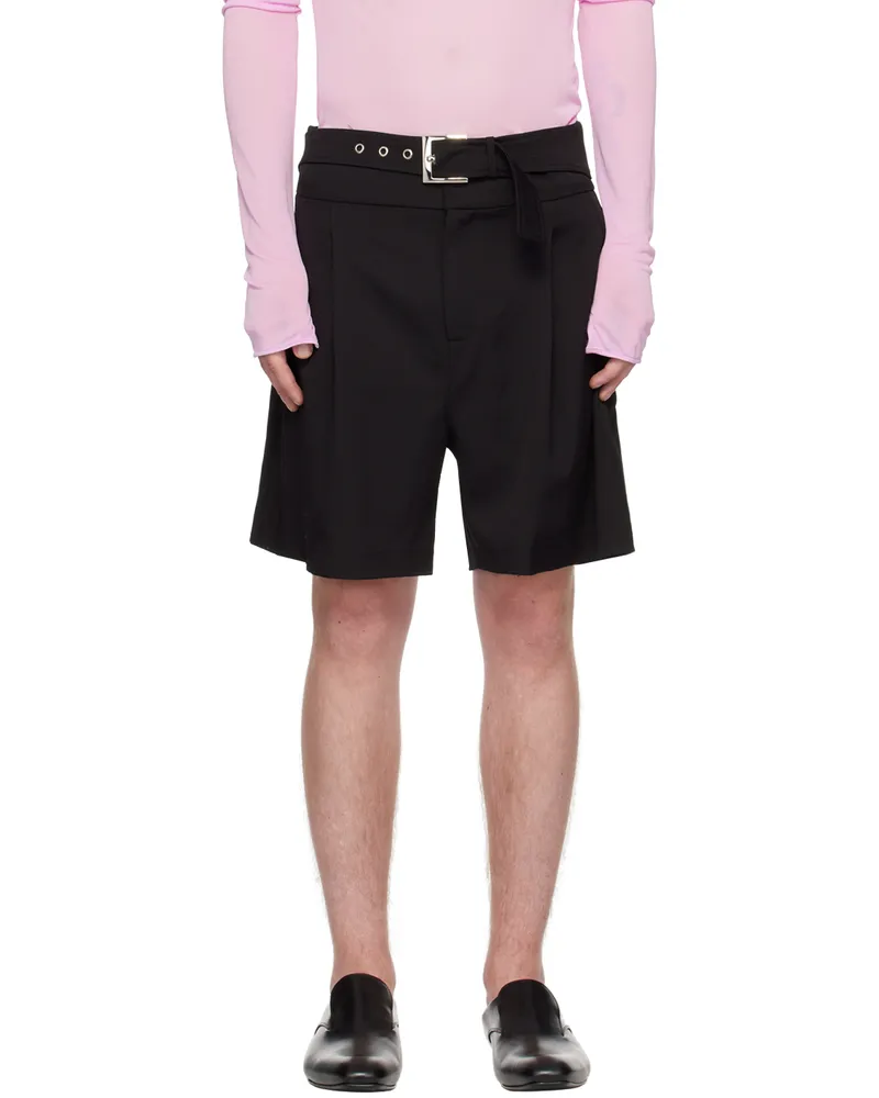 Arturo Obegero SSENSE Exclusive Black Shorts Black