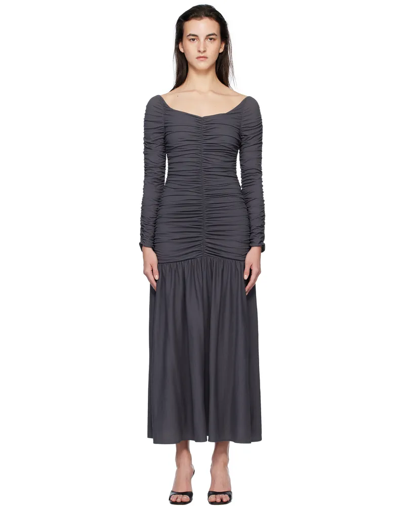 Paloma Wool Gray Catalina Midi Dress 200