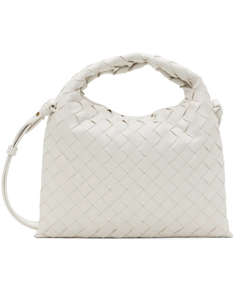 Bottega Veneta White Mini Hop Bag 9156