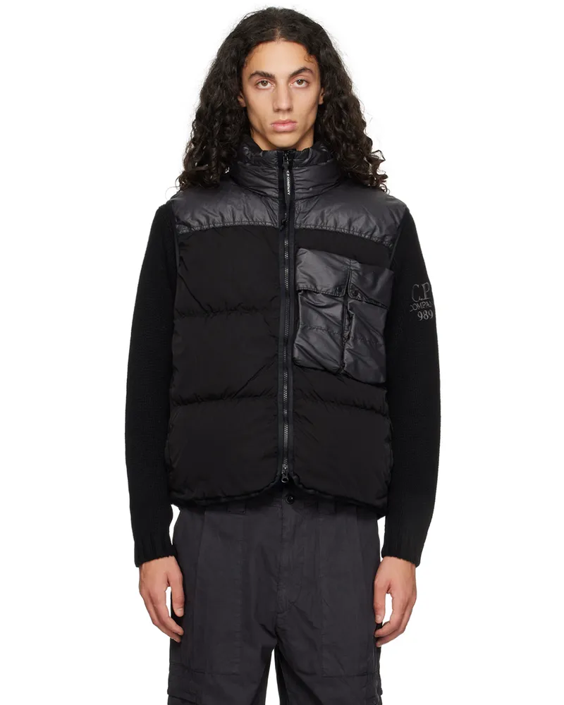 C.P. Company Black Eco-Chrome R Down Vest 999