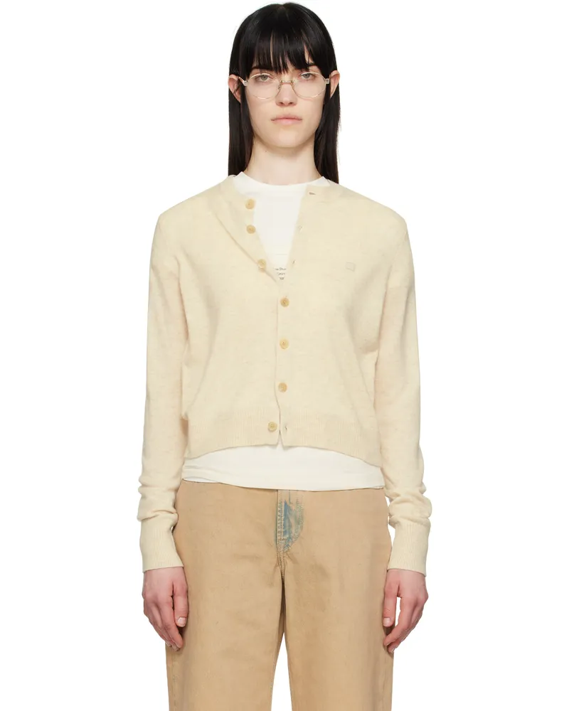Acne Studios Beige Yak Wool Cardigan 633