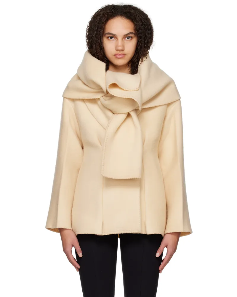 The Row Beige Azzedina Jacket Cre