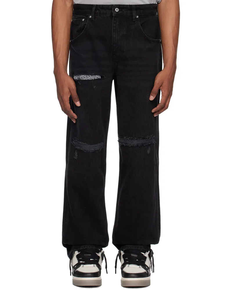 REPRESENT Black R3D Destroyer Jeans Black