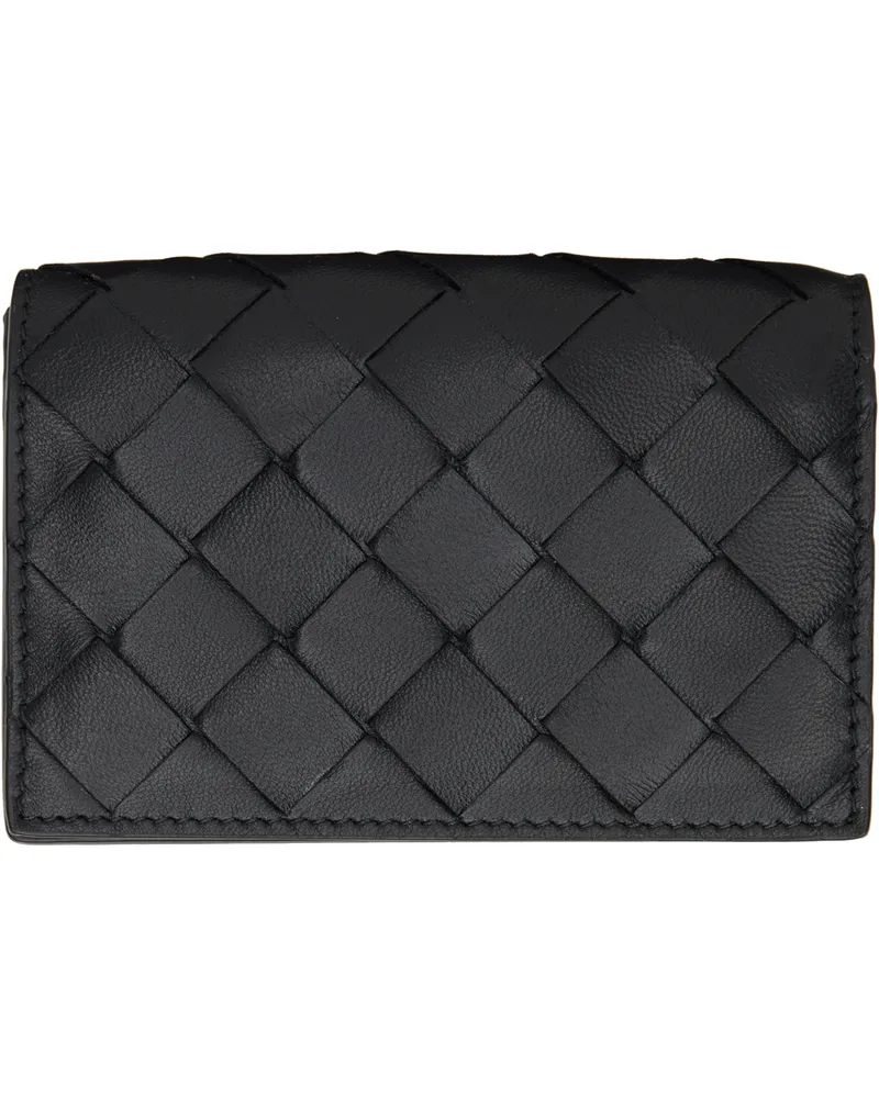 Bottega Veneta Black Business Card Holder 8425