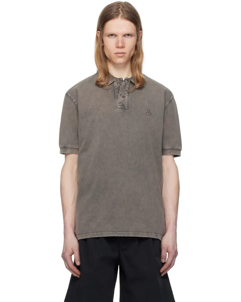 Isabel Marant Gray Afko Polo Faded