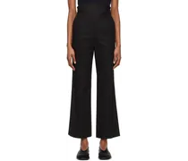Black Back String Trousers