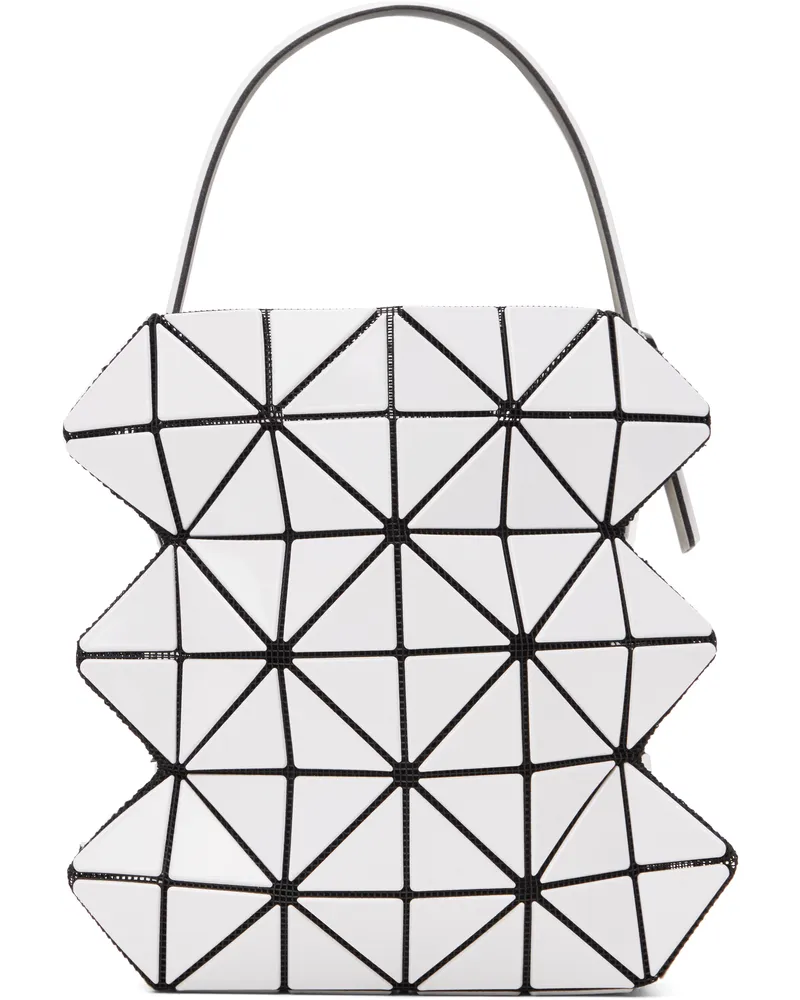 Issey Miyake White Beyond Tote 08-greyish
