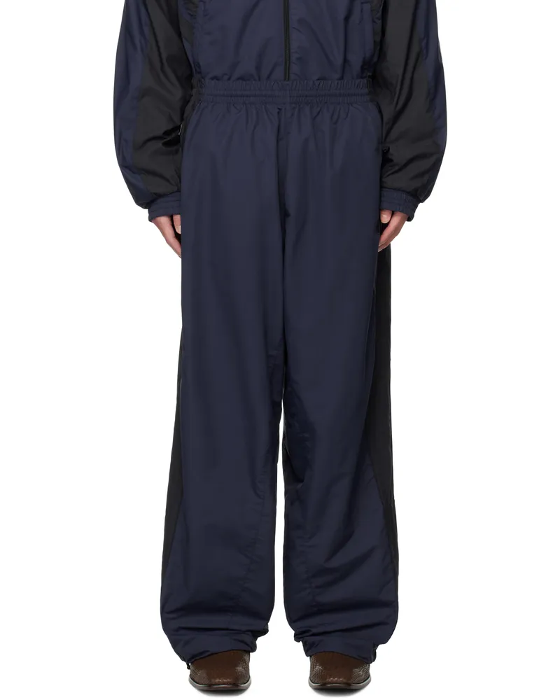 VETEMENTS Navy & Black Iconic Tracksuit Track Pants Navy