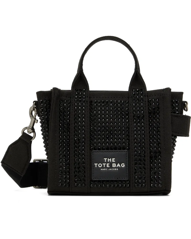 Marc Jacobs Black 'The Crystal Canvas Crossbody' Tote 008