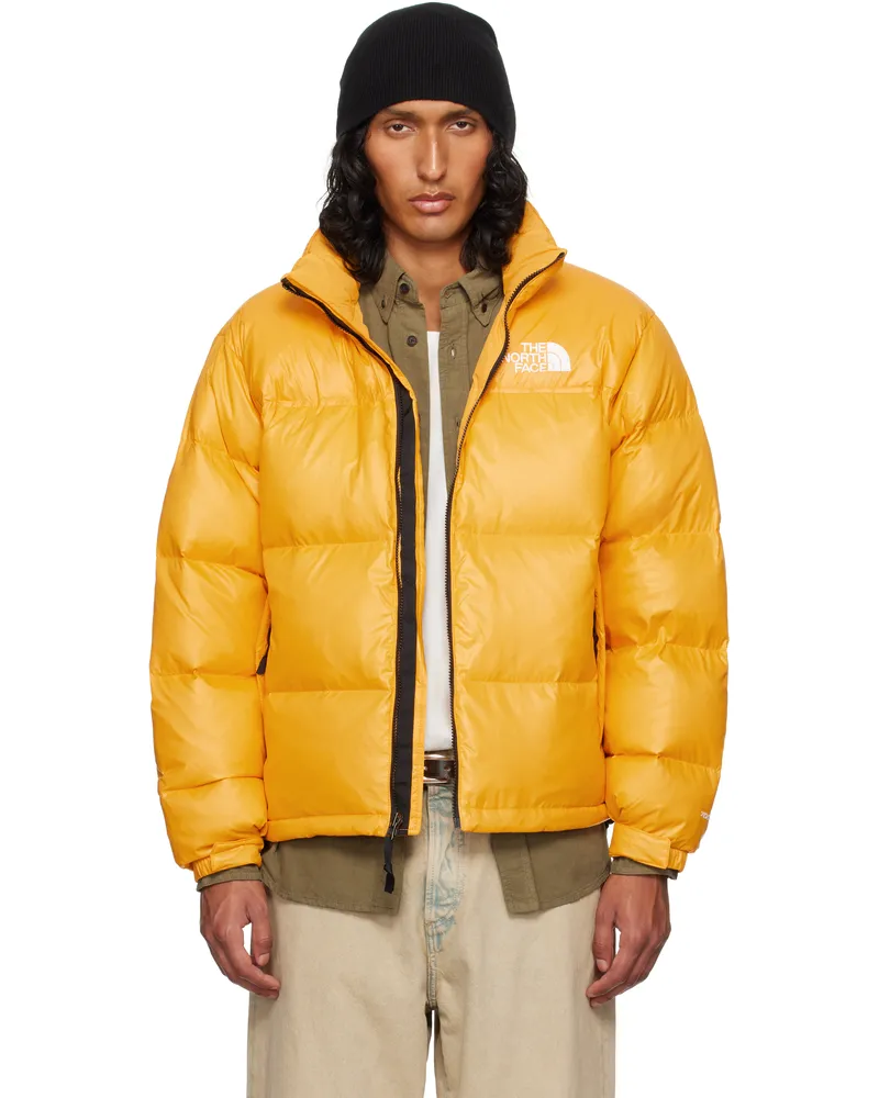 The North Face SSENSE Exclusive Orange 1996 Retro Nuptse Down Jacket 38a
