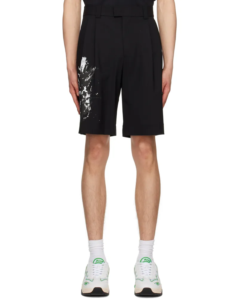 MSGM Black Pineapple Shorts 99