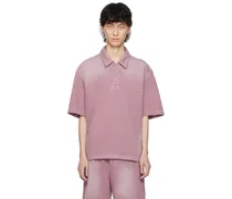 Purple Garment-Dyed Polo