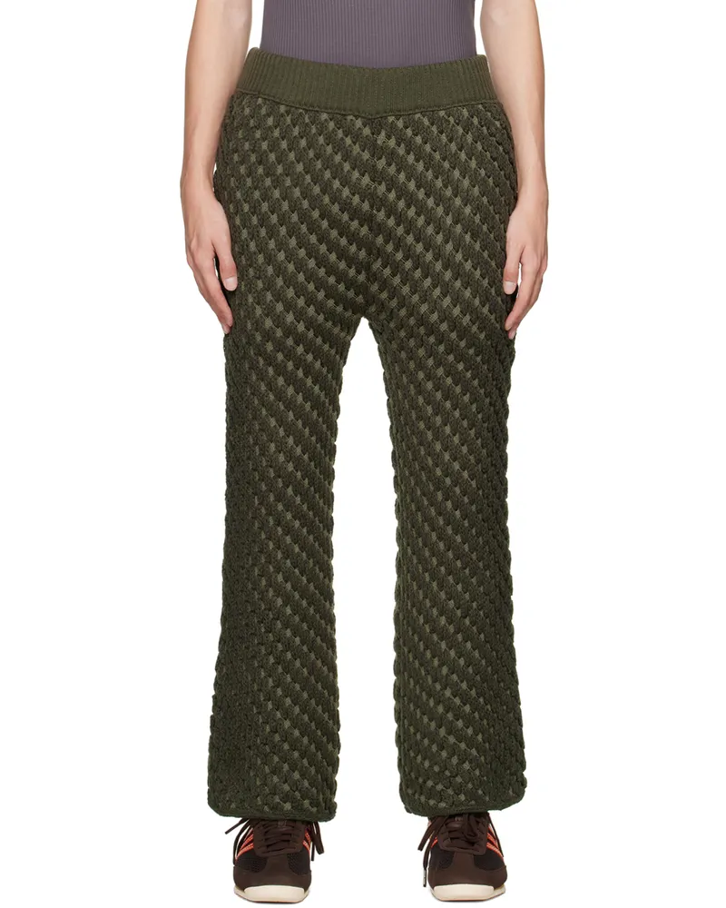 Isa Boulder Green Succulent Sweatpants Mossweed