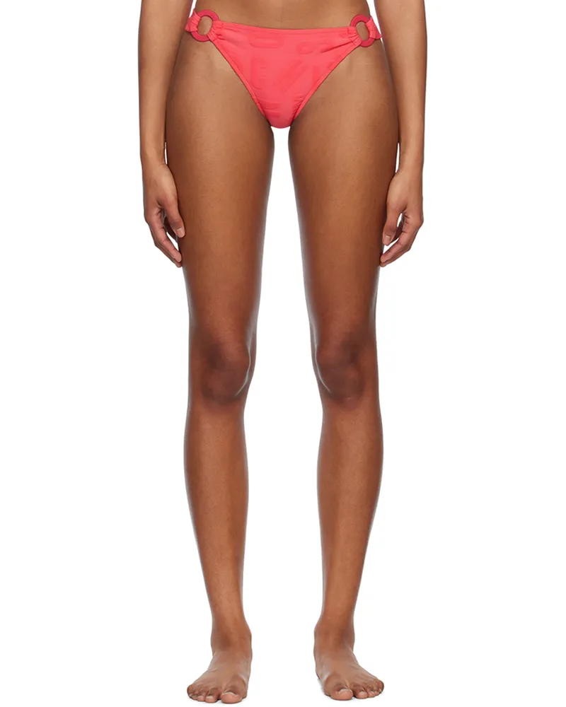 Moschino Pink O-Ring Bikini Bottoms 0213