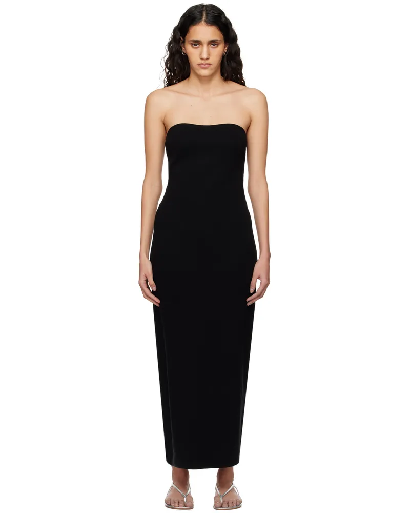 Gabriela Hearst Black Calderon Maxi Dress Blk