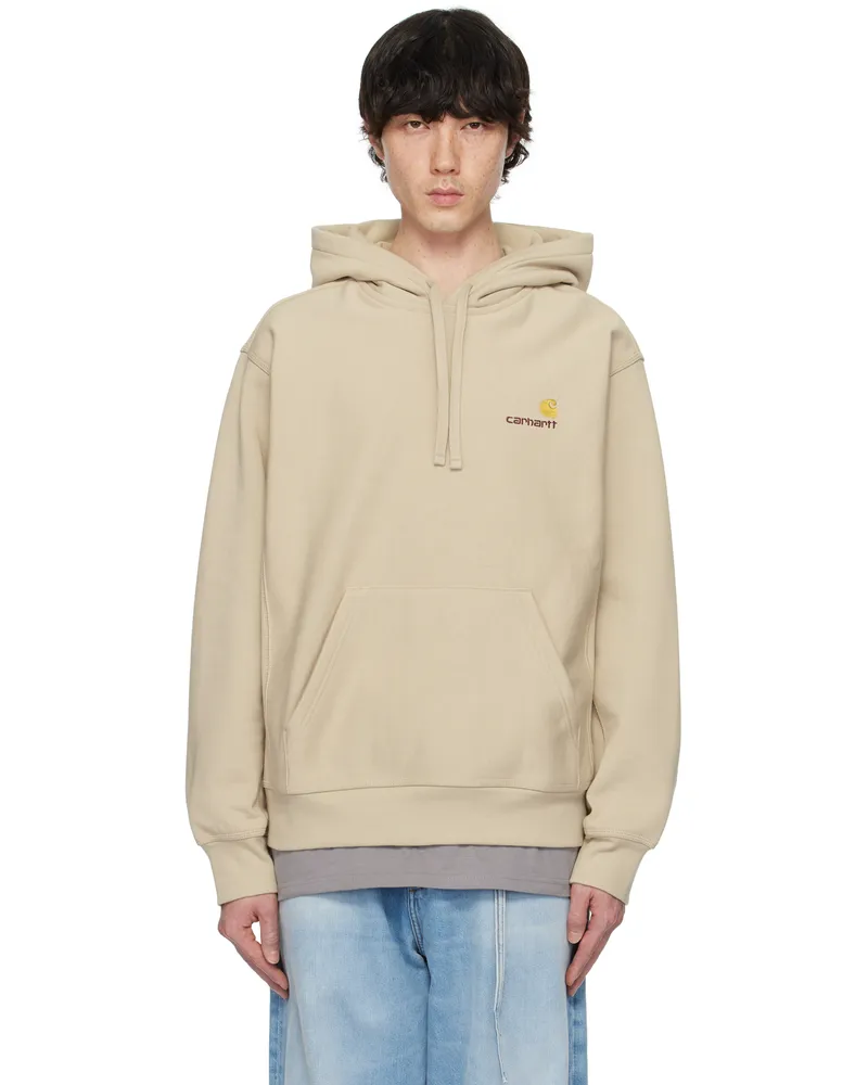 Carhartt WIP Beige American Script Hoodie 2lpxx