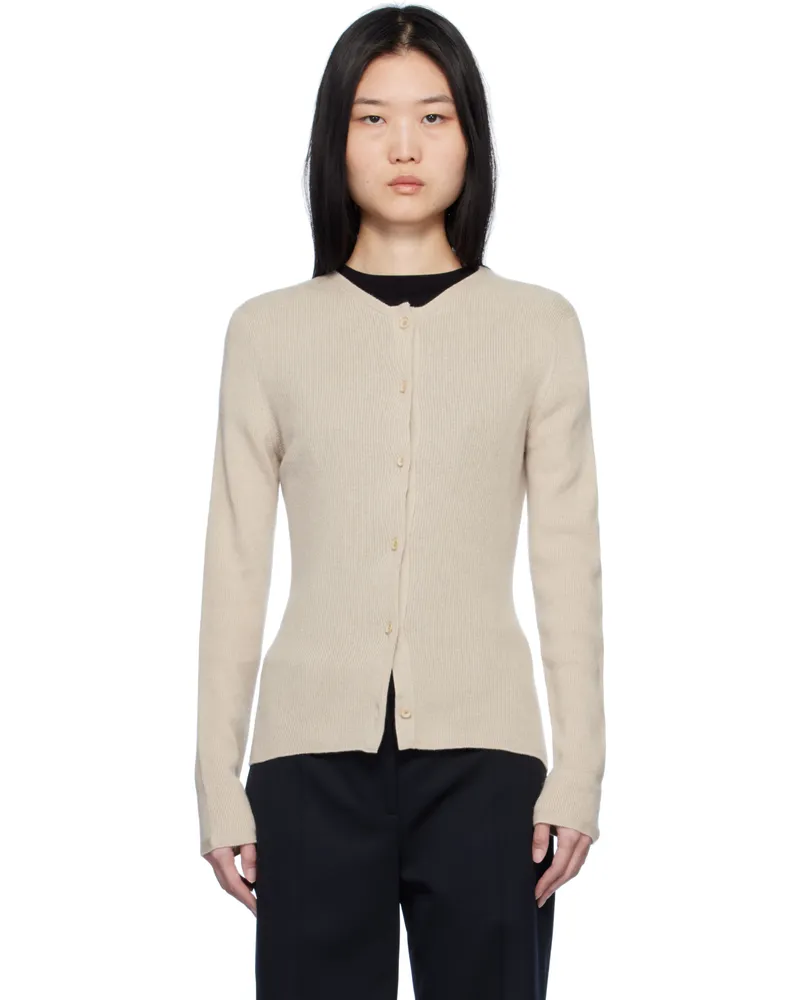 The Elder Statesman Beige Delicash Cardigan 270