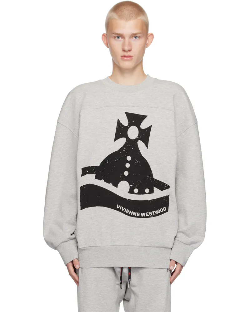 Vivienne Westwood Gray Sander Sweatshirt Aw24-p001