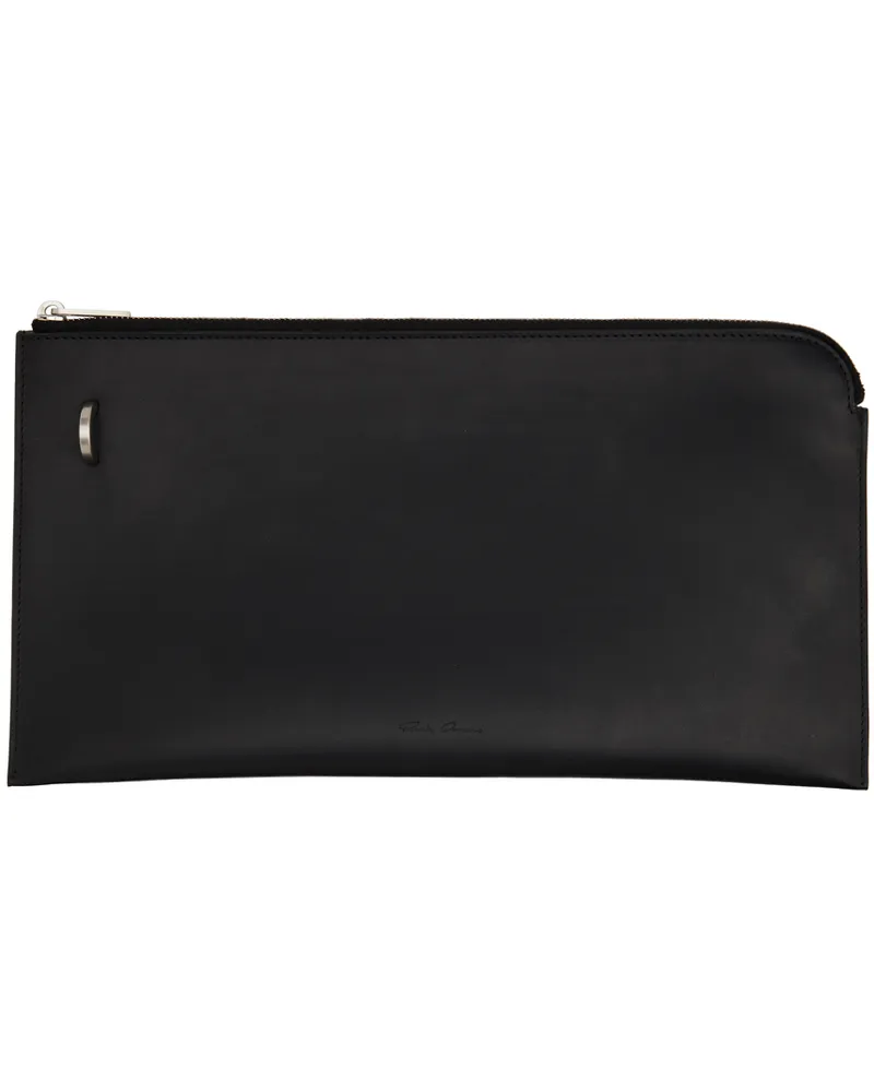 Rick Owens Black Porterville Invite Envelope Wallet 09