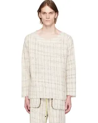 VITELLI SSENSE Exclusive Off-White Sweater Sand