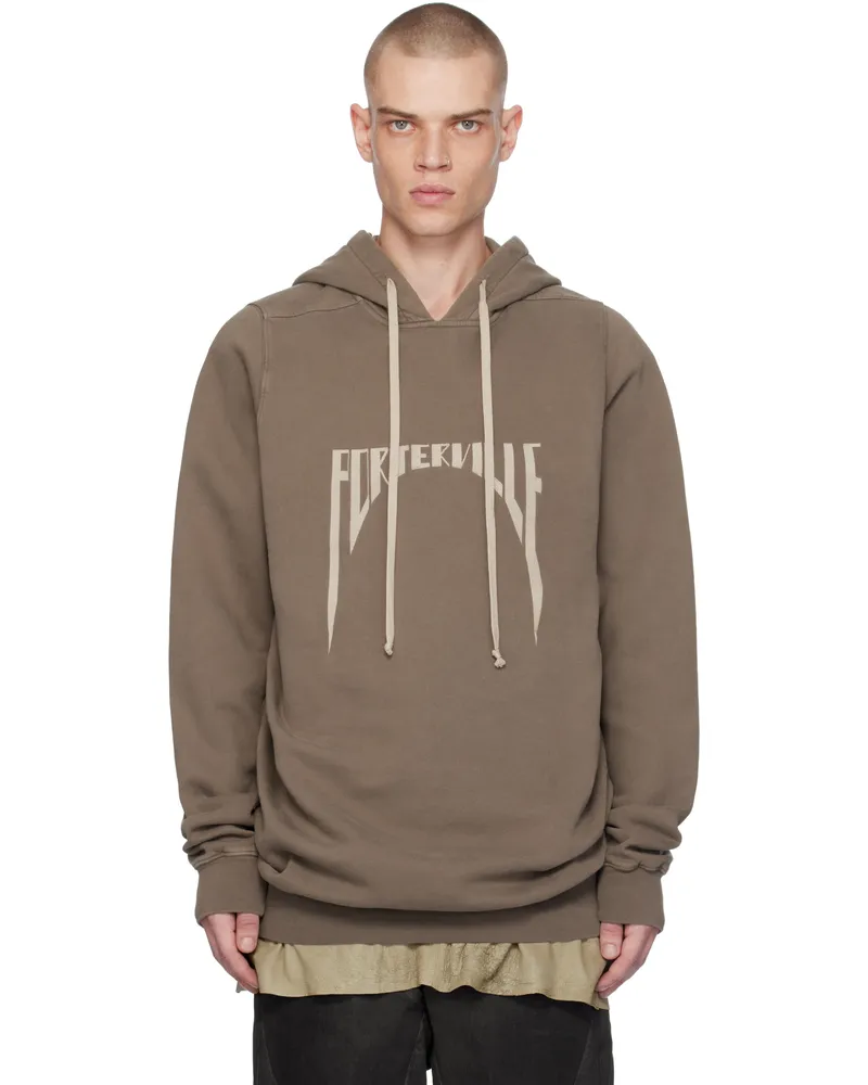 Rick Owens Gray Porterville Oversized Hoodie 3408