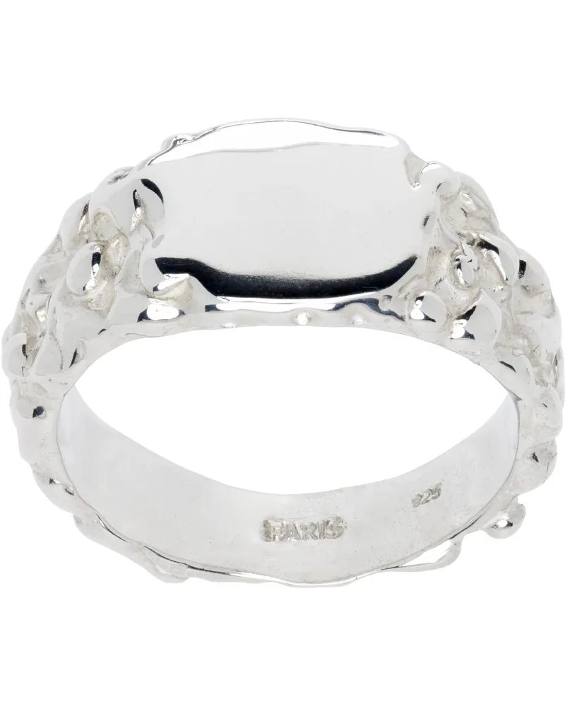 FARIS Roca Signet Small Ring Sterling