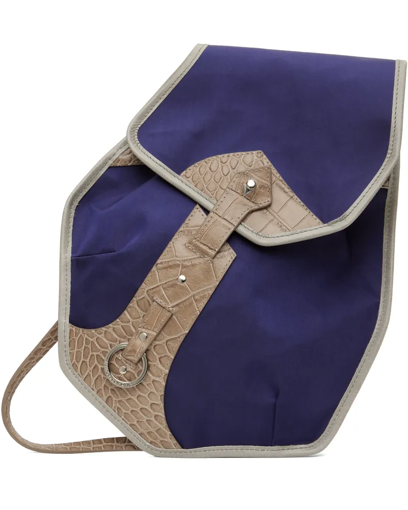 KIKO KOSTADINOV Blue & Brown Solva Bag Navy